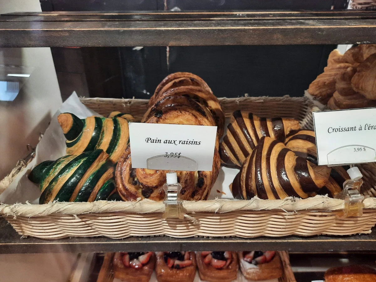 Croissant Chocolat Menthe Pain Raisins Croissant D'Érable