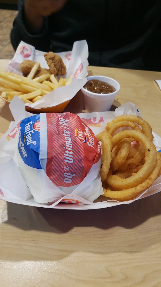 Burger and Fries