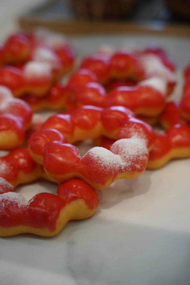Strawberry Mochi Donut