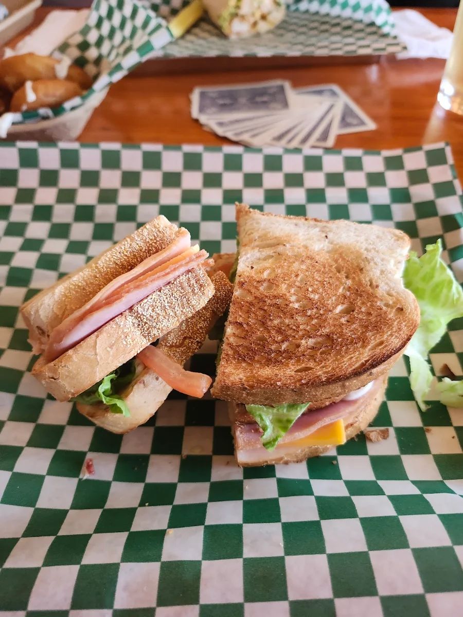 Club Sandwich and Fries