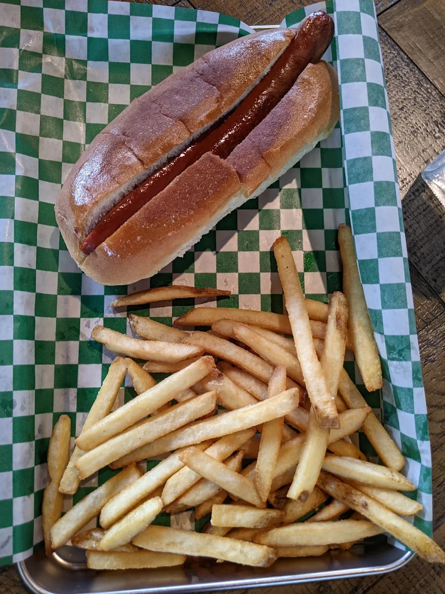 Kids Hot Dog and Fries
