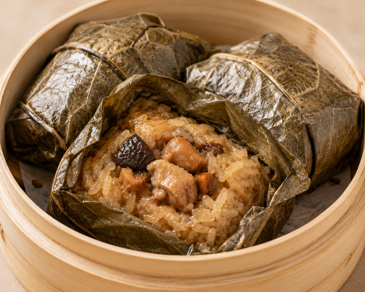 Sticky Rice with Chicken Lotus Leaf Sticky Rice