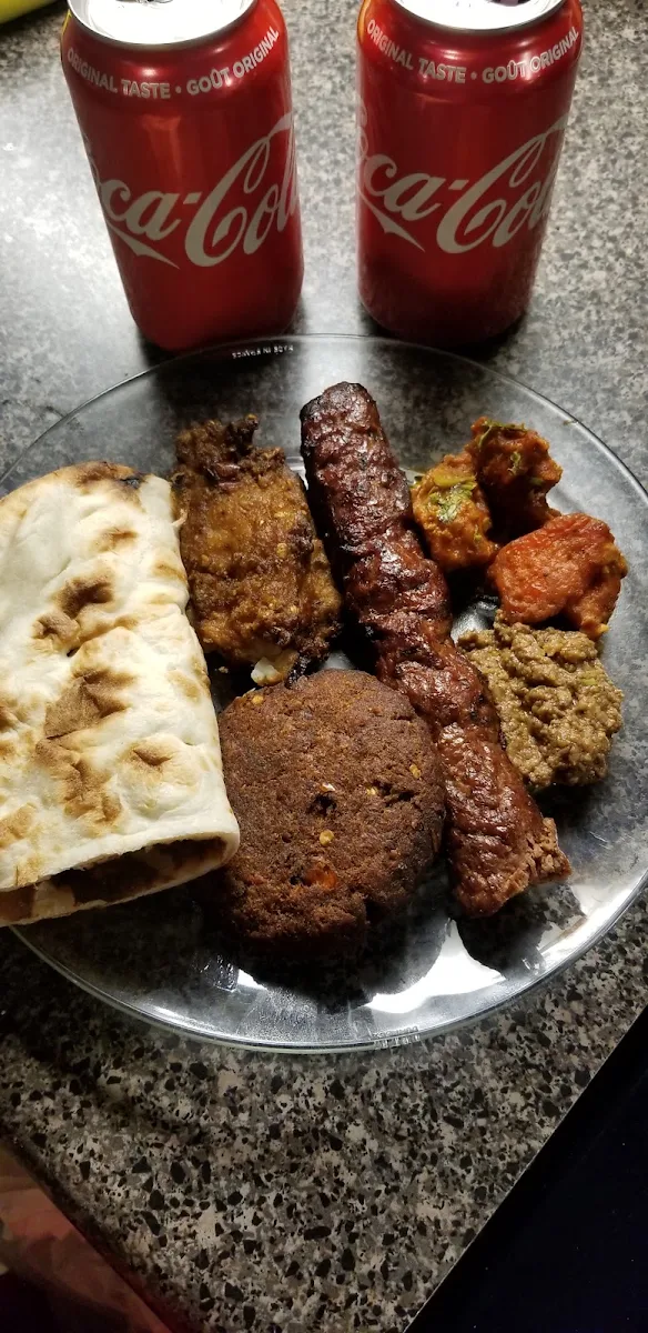 Seekh Kebab Chicken 65 Butter Nan