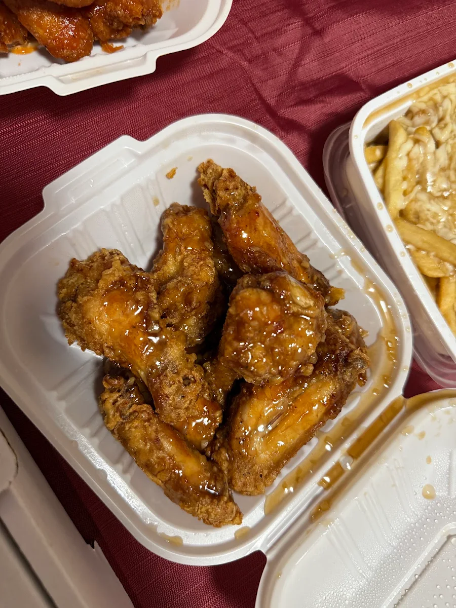 Honey Garlic Chicken Wings
