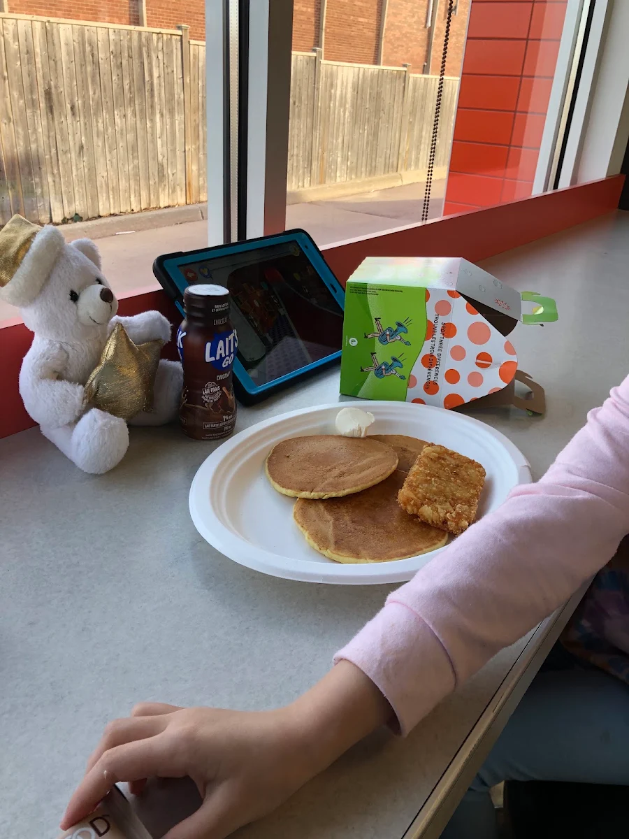 Pancake & Hash Browns Breakfast for Kids