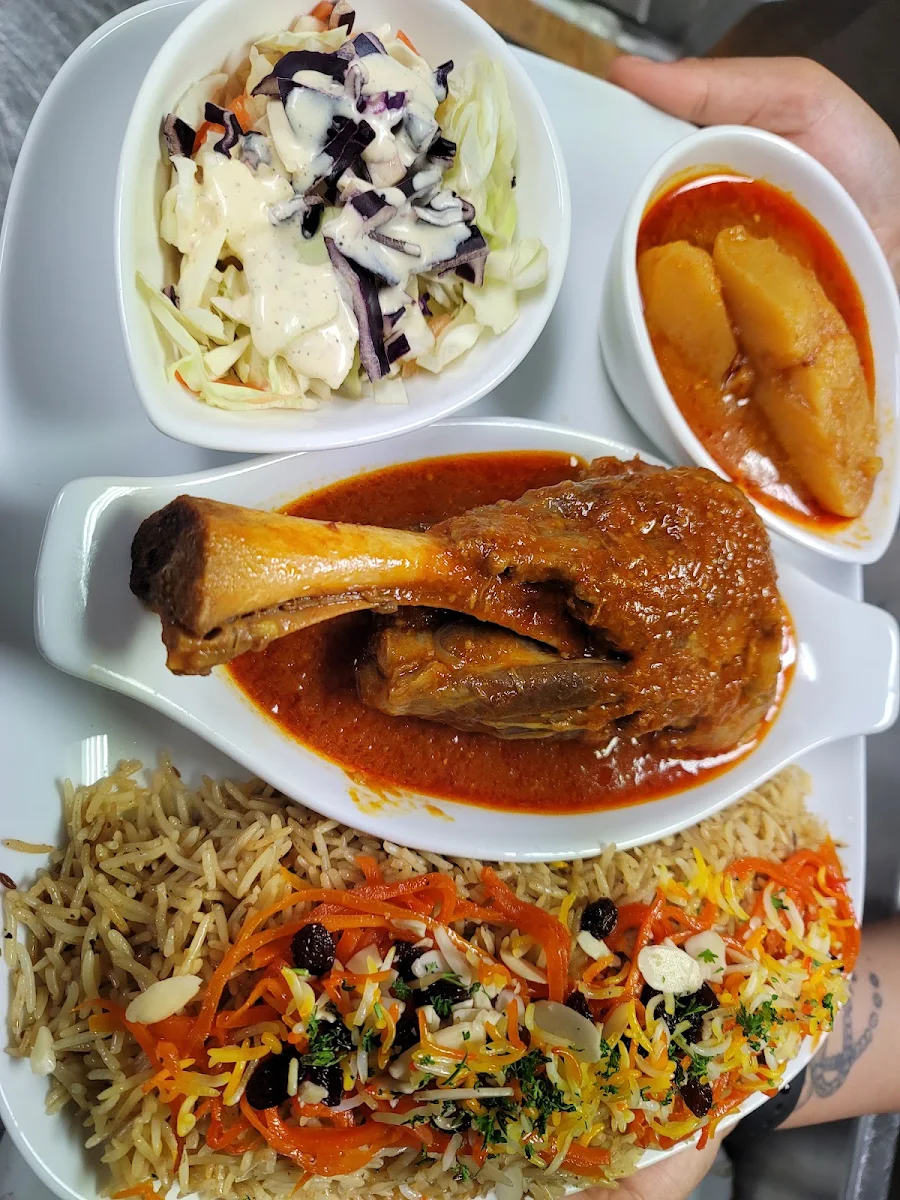 Kabuli Palaw & Lamb Shank