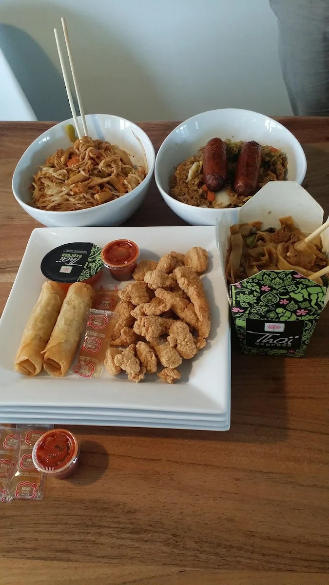 Egg Rolls and Chicken Nuggets