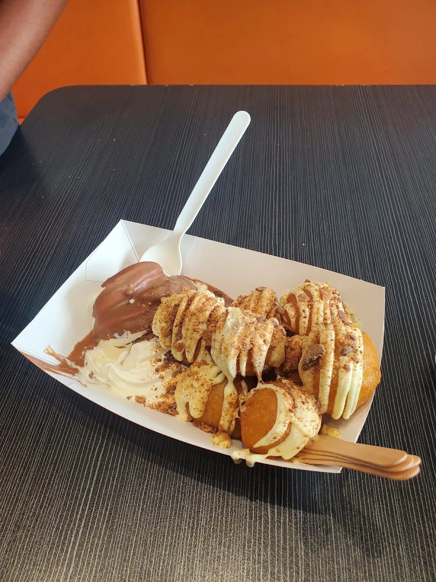 Mont Blanc Avec Puffs Au Caramel Salé