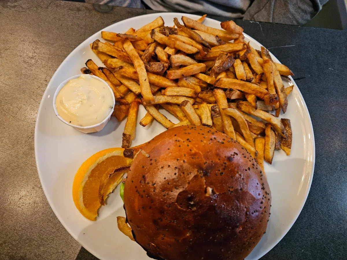 Burger and Fries