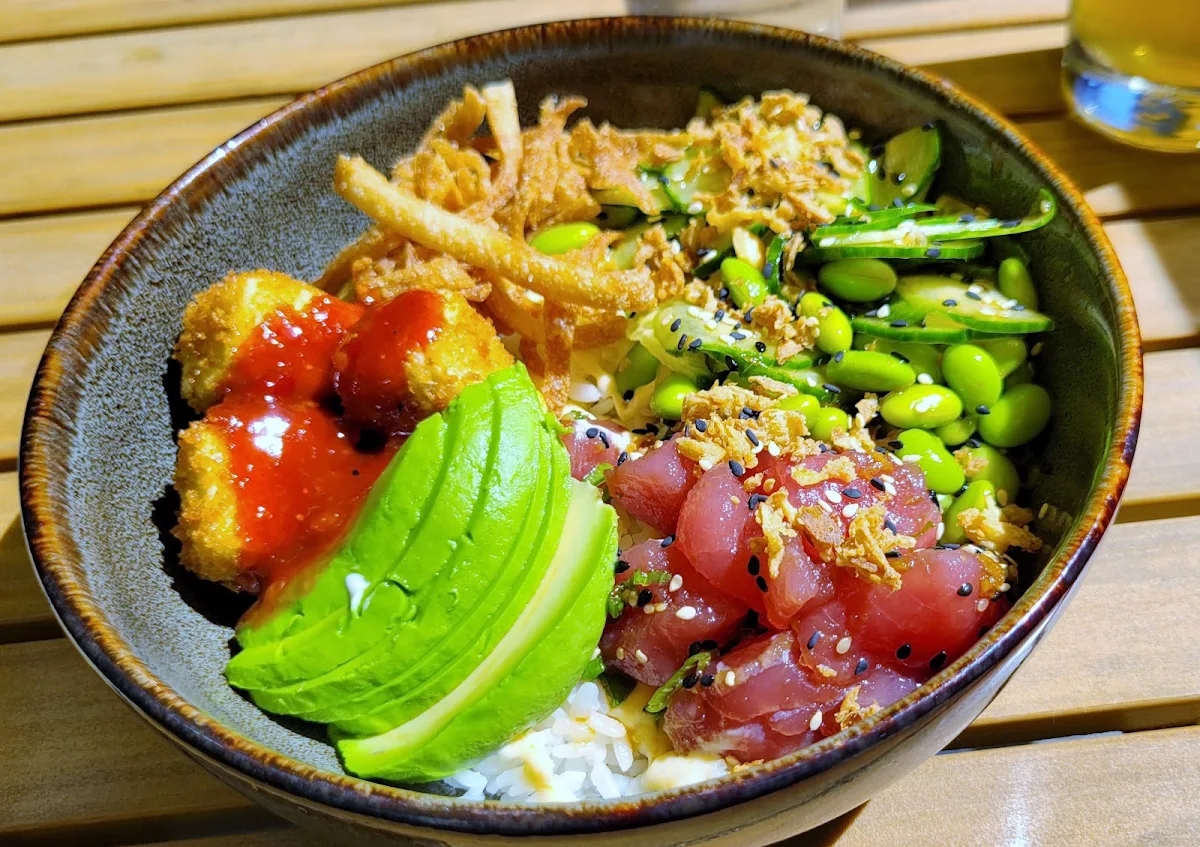 Ahi Tuna Poke Rice Bowl