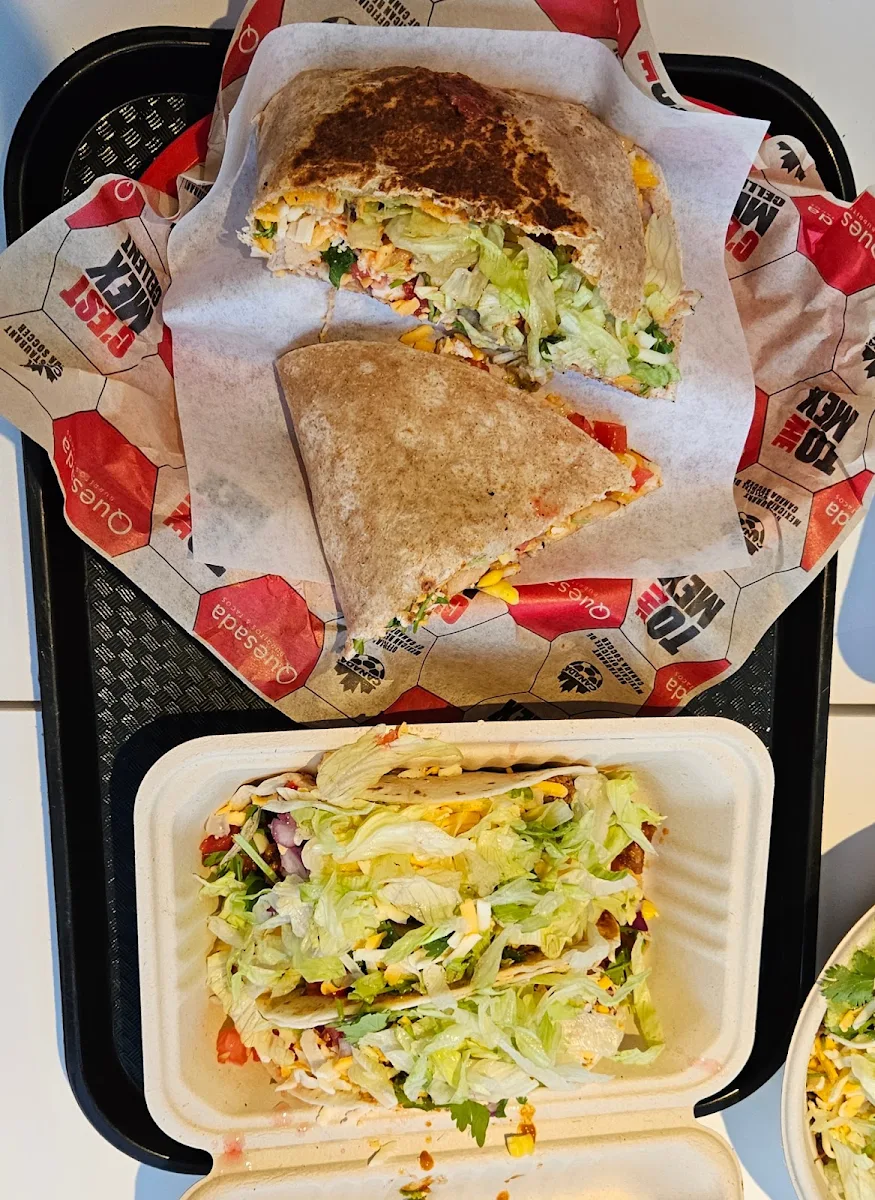 Flame Chicken Quesadilla Pork Al Pastor Taco