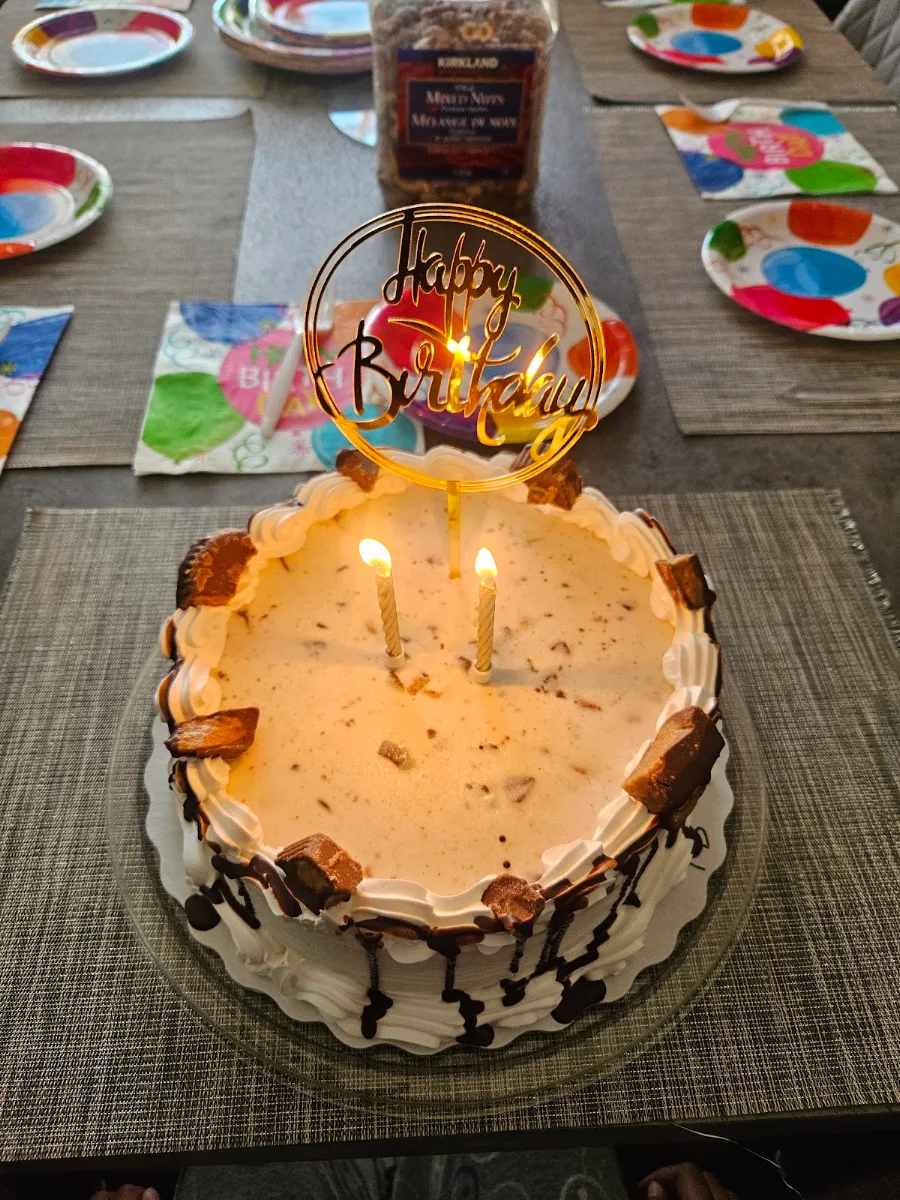 Reese Peanut Butter Ice Cream Cake