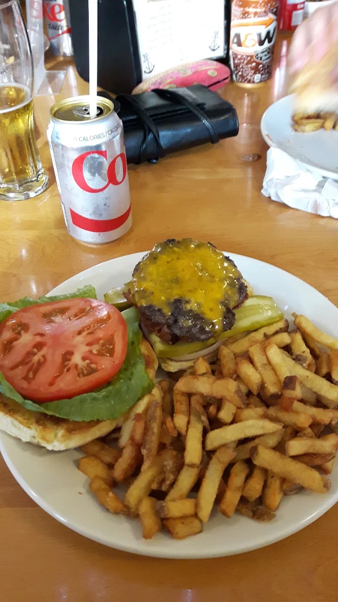 Hamburger with Fries