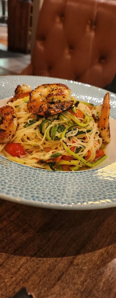 Angels Hair with Grilled Shrimp