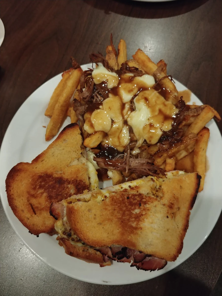 Specialty Grill Cheese with Poutine