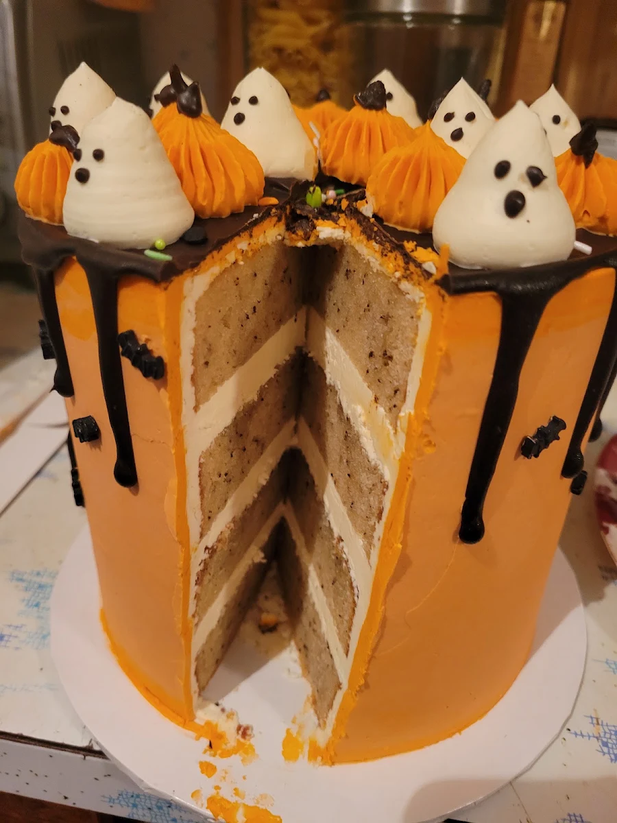 Earl Grey Cake with Lavender Icing