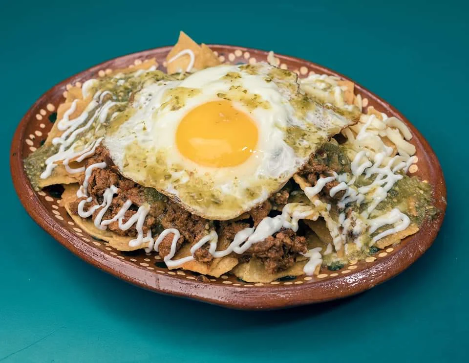 Chilaquiles Verdes Green Chilaquiles