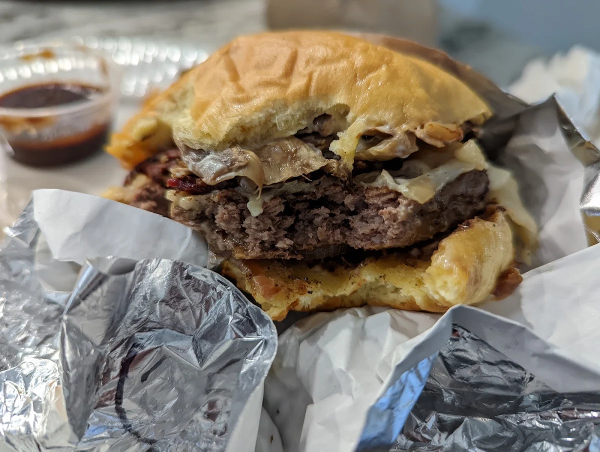 Swiss Mushroom Burger