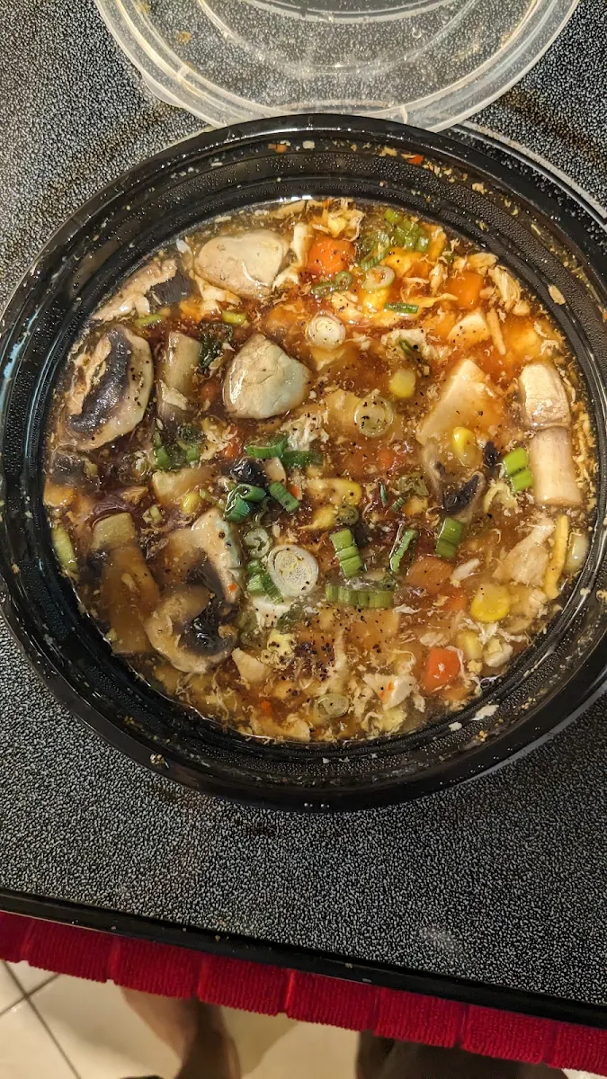 Hot & Sour Soup with Chicken