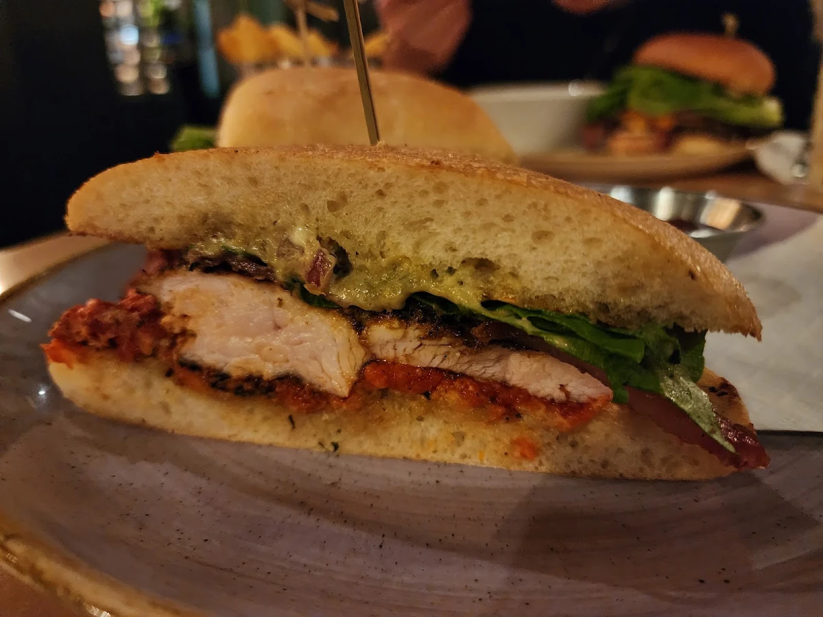 Cajun Chicken Club Sandwich
