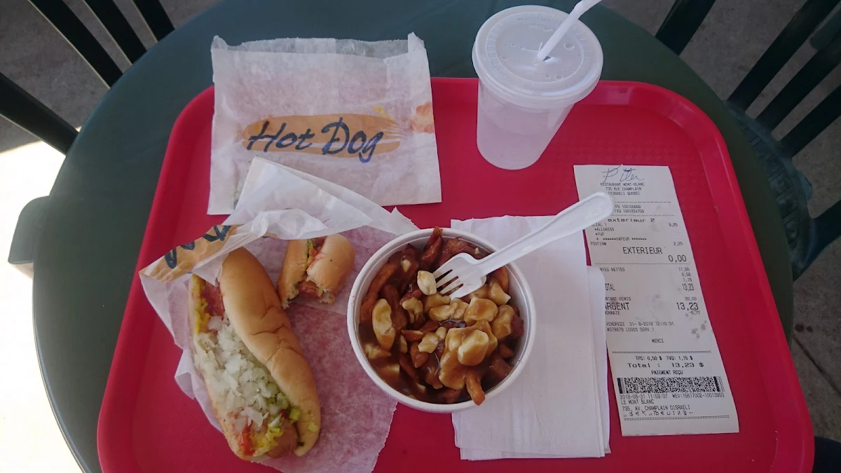 Hot Dog and Poutine