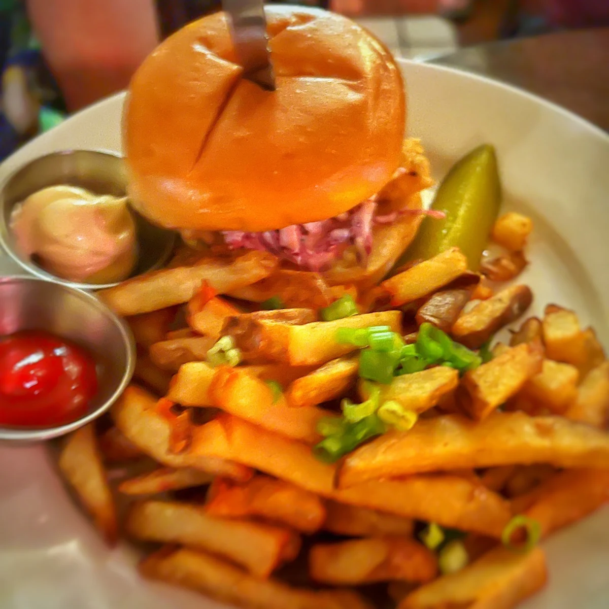 Hamburger with Fries