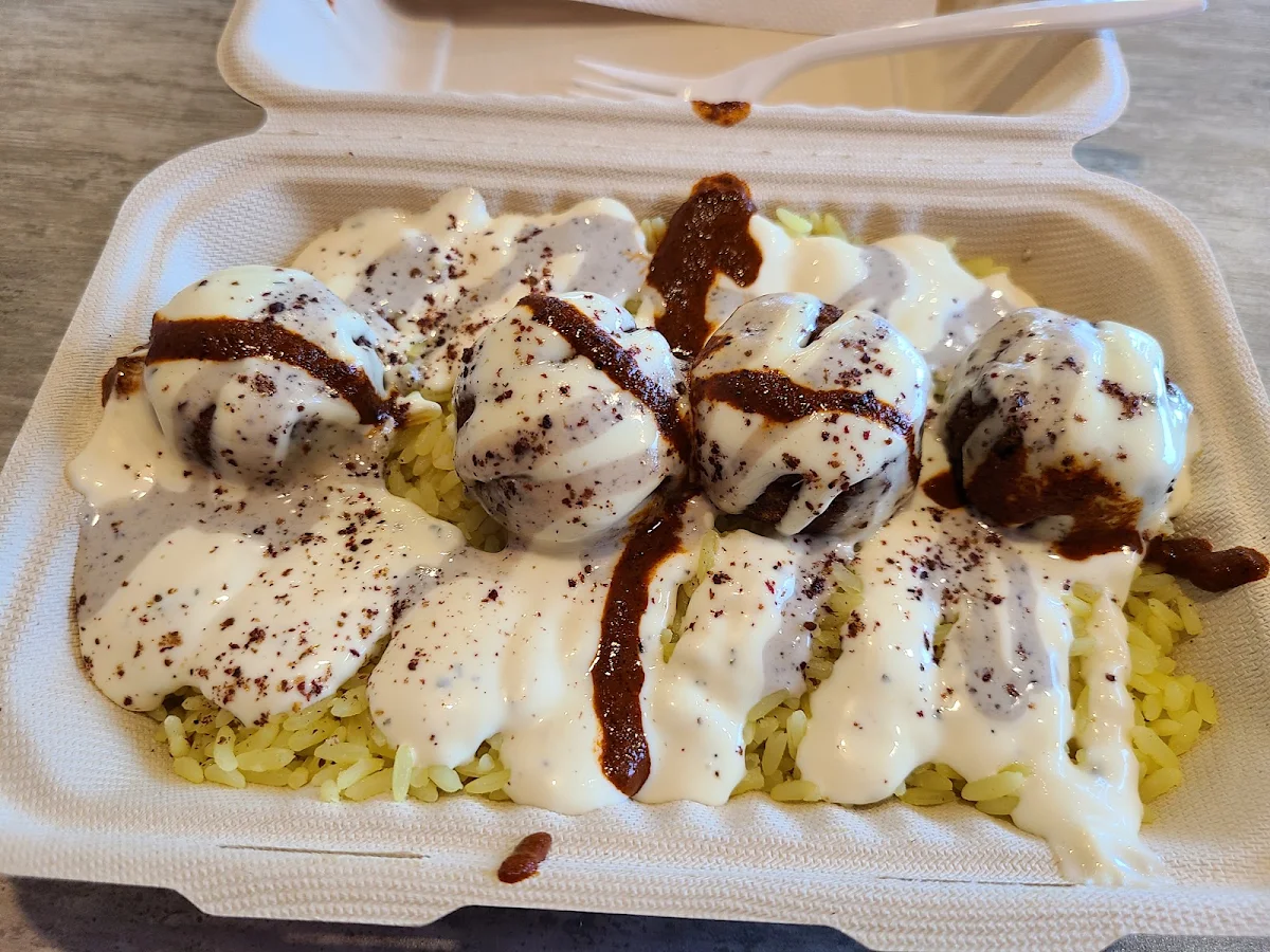 Falafel over Rice