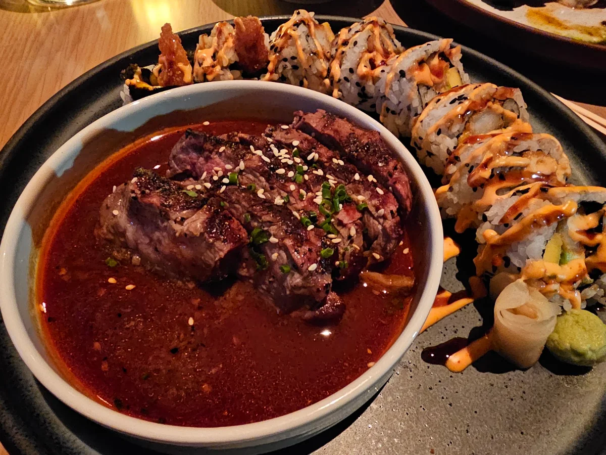 Steak and Sushi