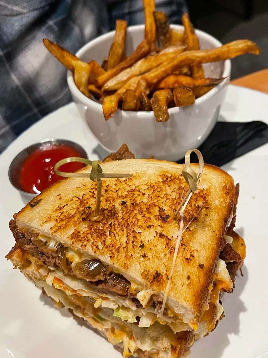 BBQ Brisket Grilled Cheese
