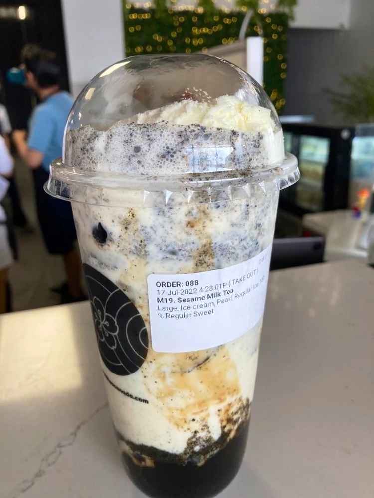 Sesame Milk Tea