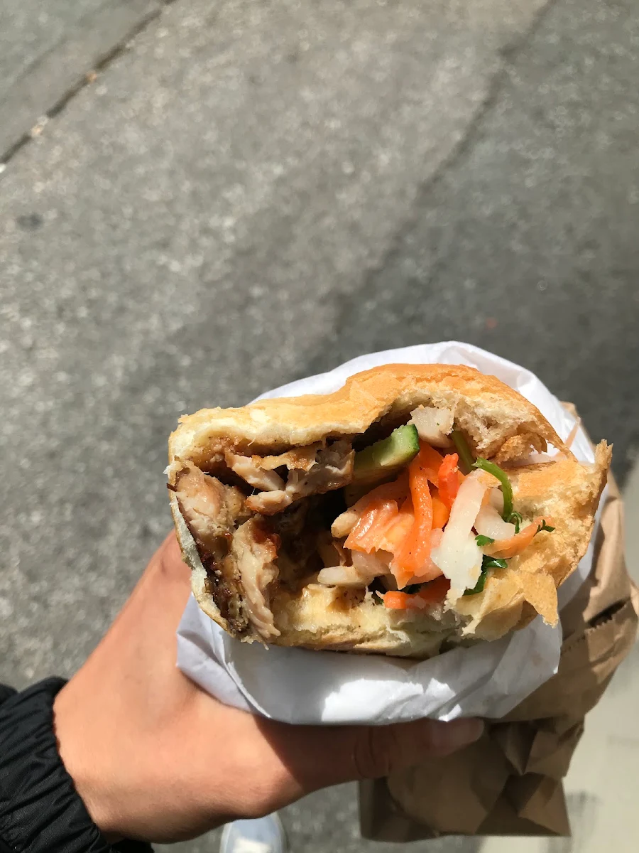Lemongrass Chicken Banh MI