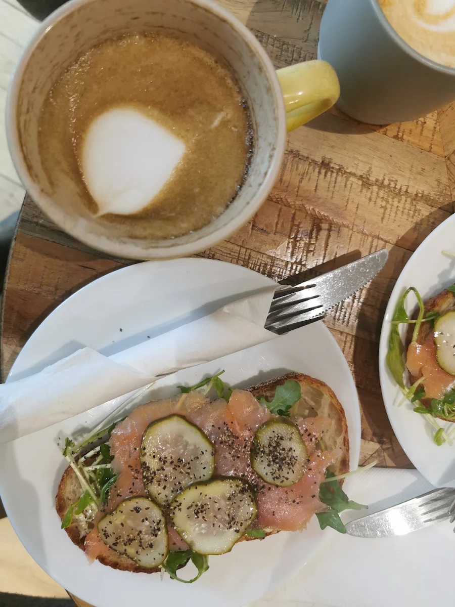 Somked Salmon Toast