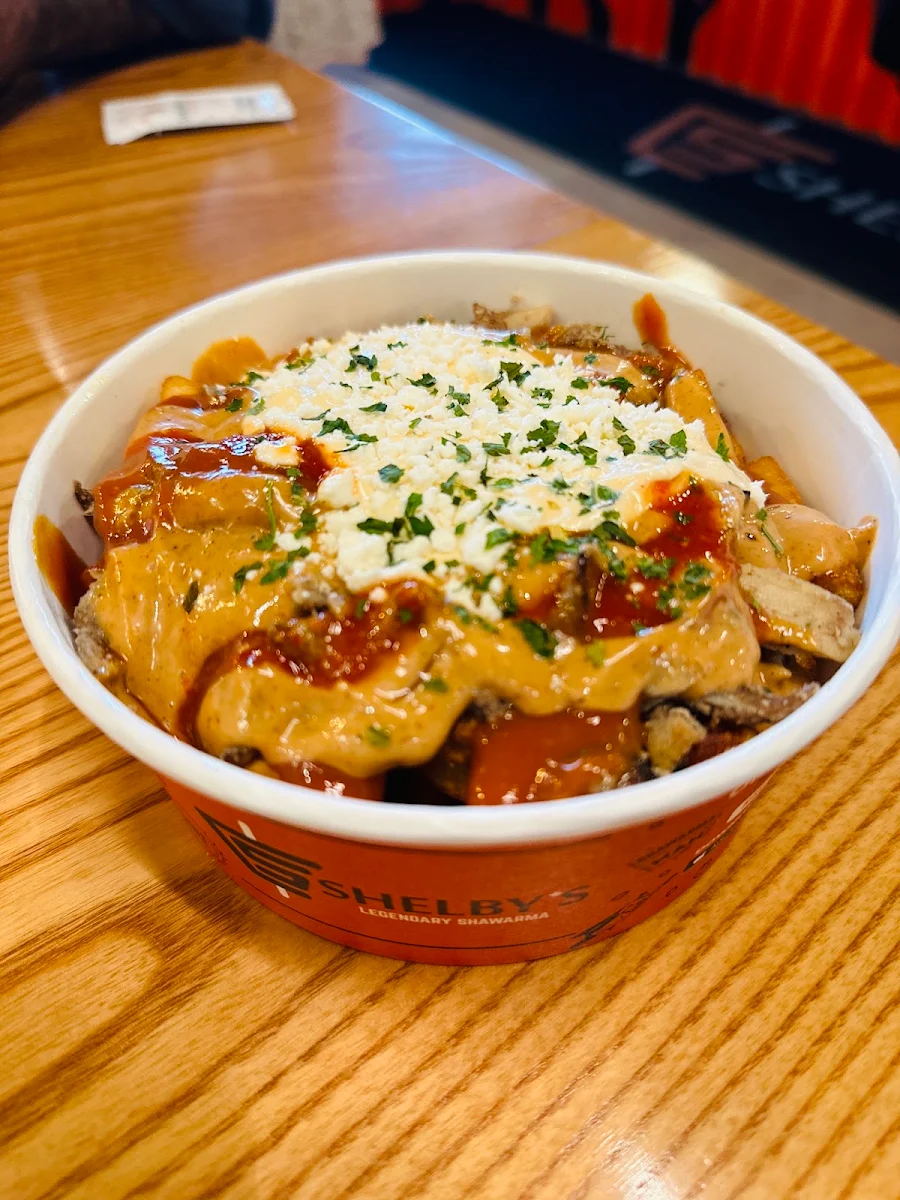 Chicken Boutine, Shelby's Legendary Shawarma