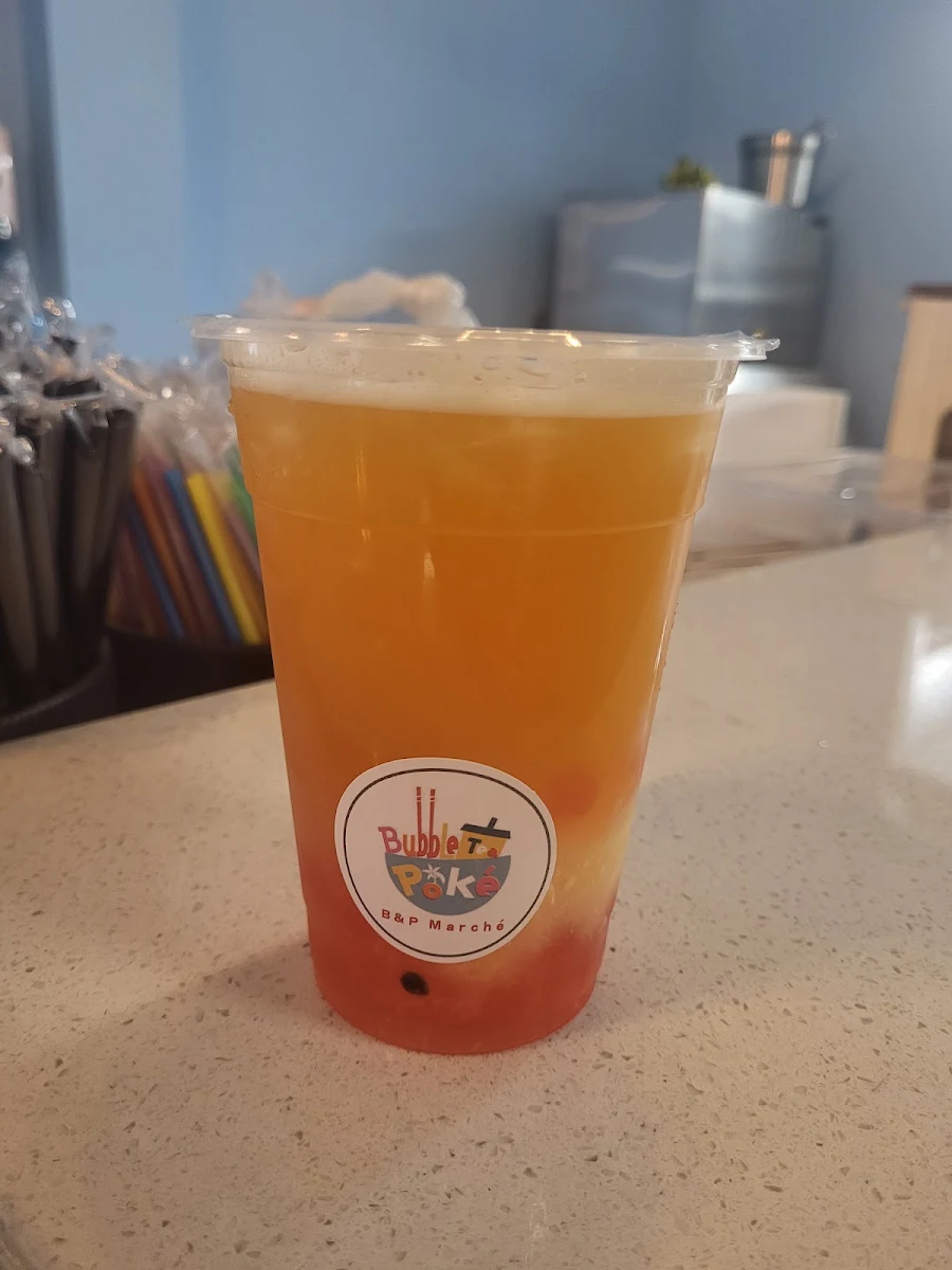 Ananas & Fruit De La Passion Bubble Tea