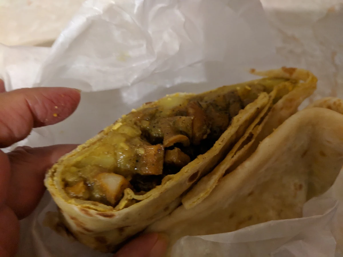 Chicken Curry Roti