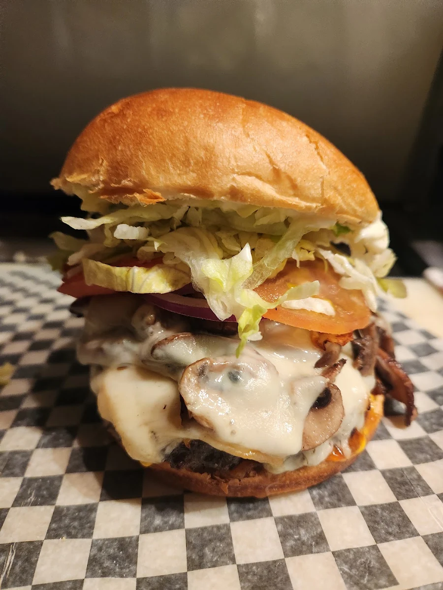 Mushroom Swiss Burger
