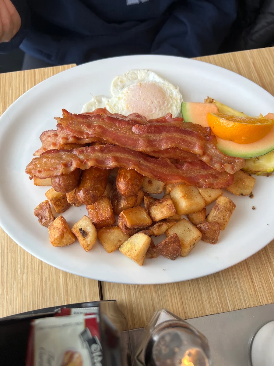 Eggs Bacon Sausages Potatoes