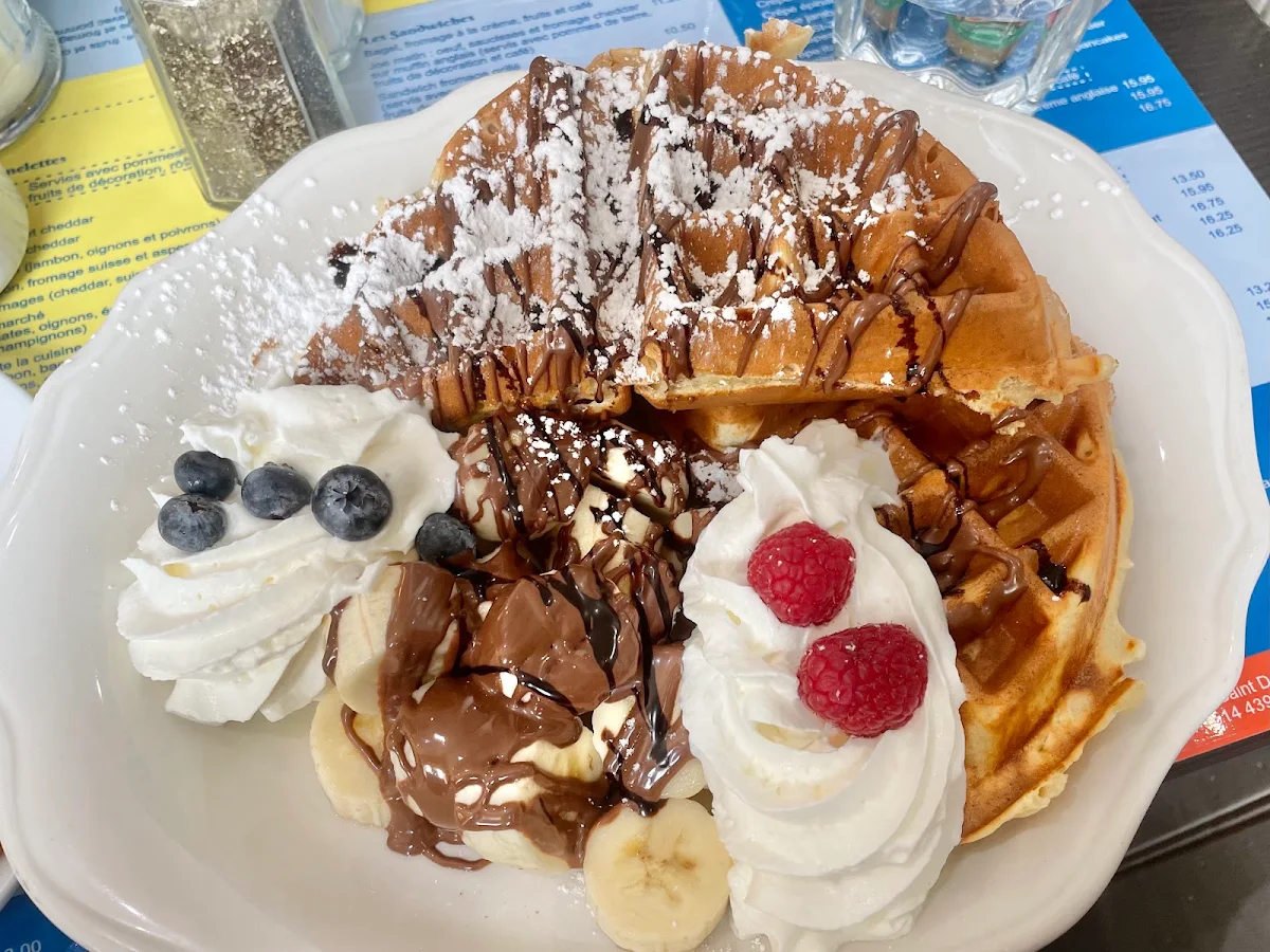 Gaufre Chocolat Et Bananes Extra Patates