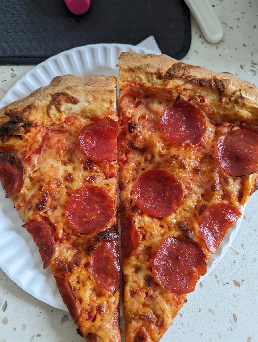 Pepperoni Pizza Slice and Pop
