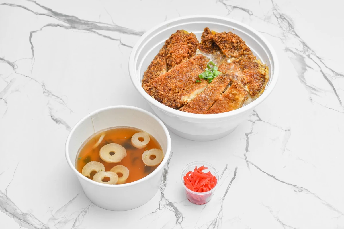 Pork Katsu Donburi Regular 1miso Soup