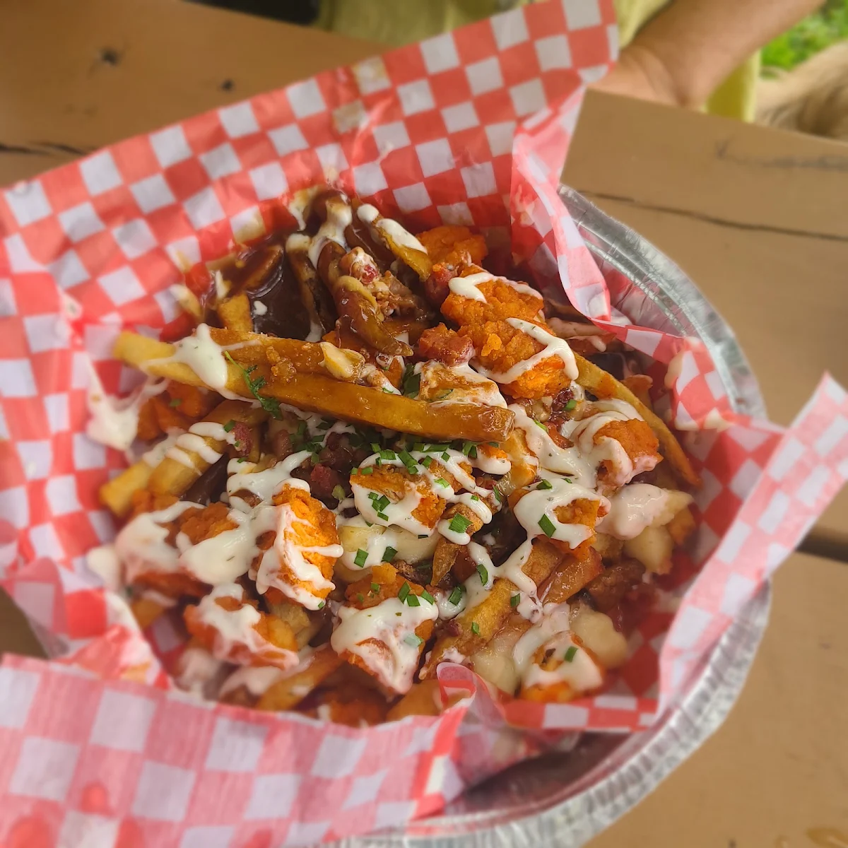 Buffalo Chicken Poutine