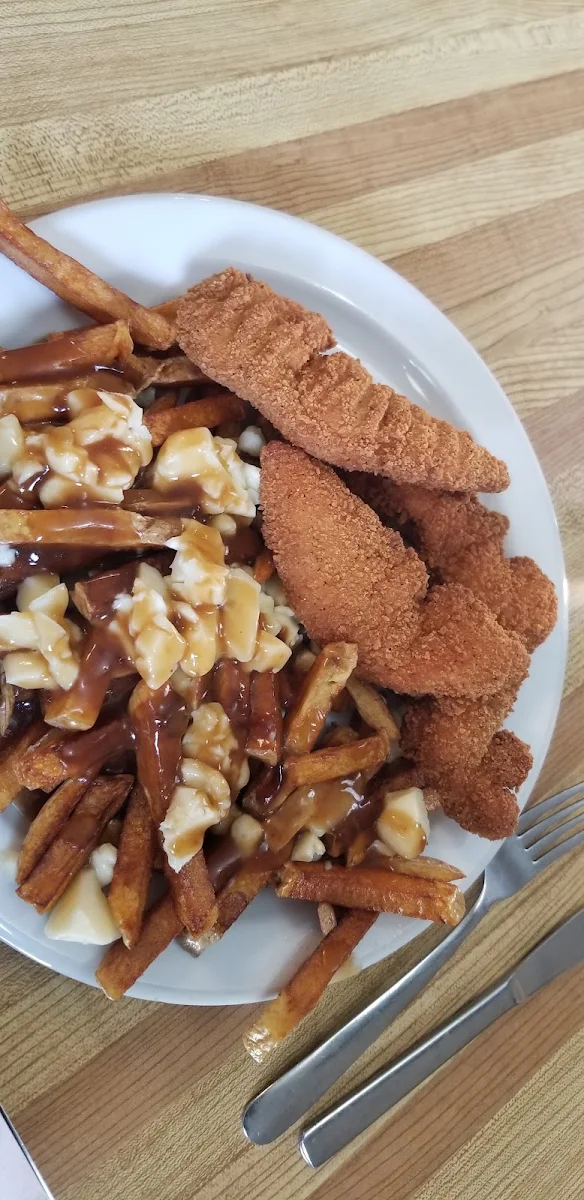 Chicken Tenders and Poutine