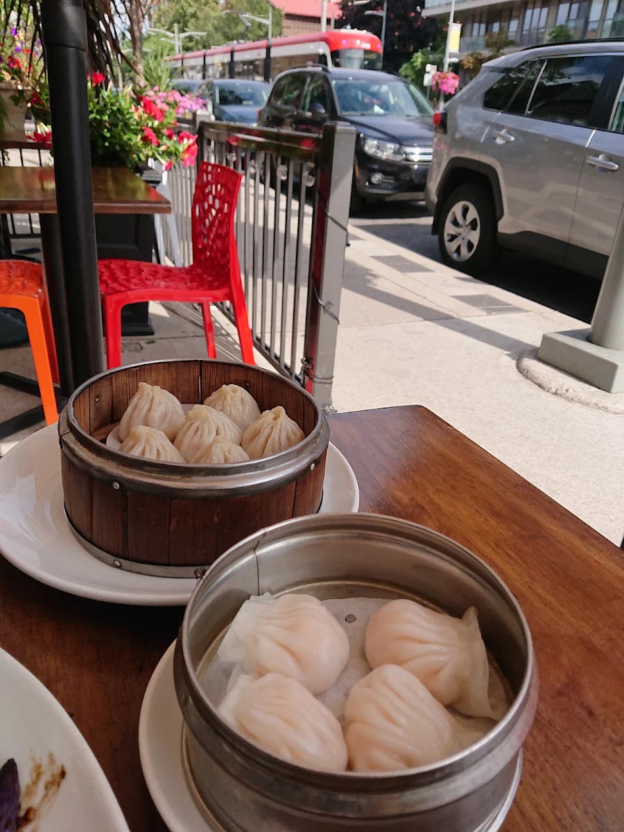 Soup Dumplings and Shrimp Dumplings