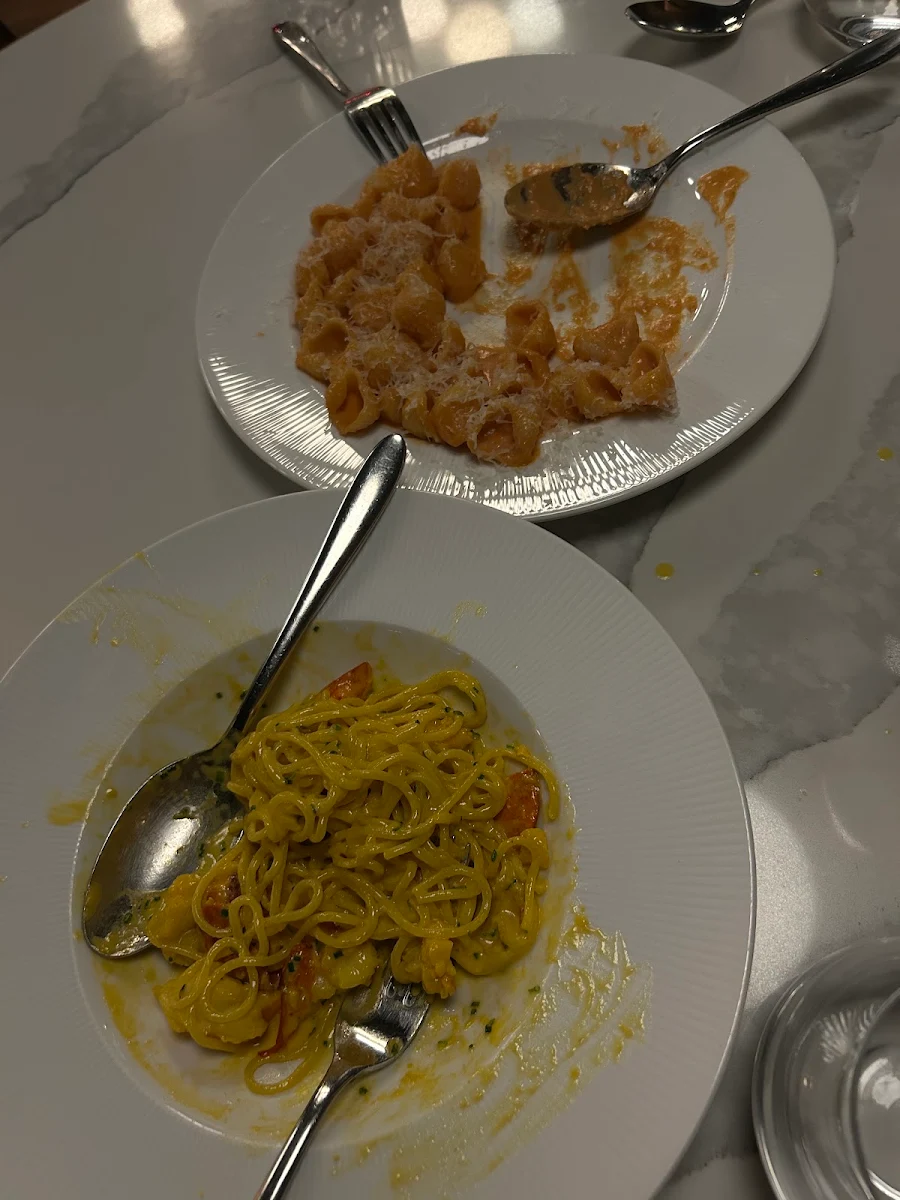 Lobster Pasta & Spicy Vodka Pasta
