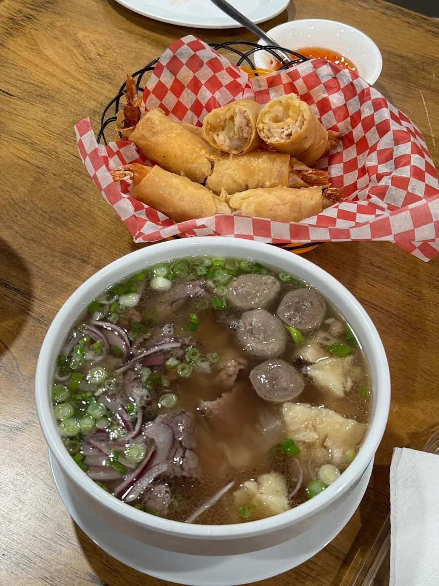 Pho and Spring Rolls