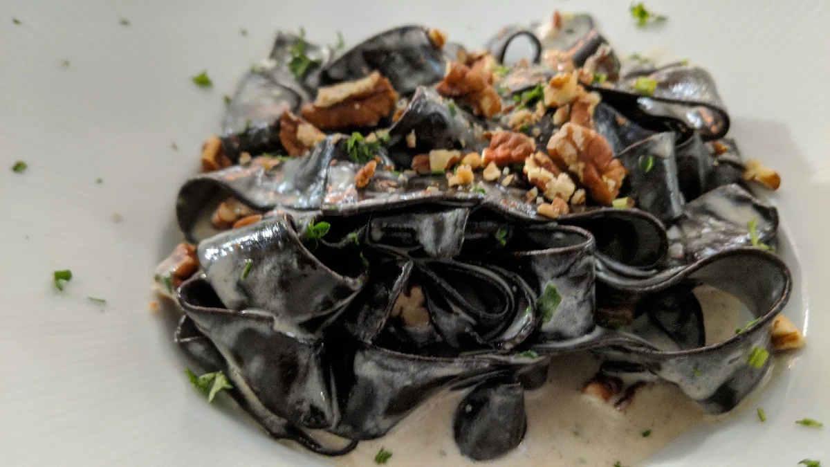 Freshly Made Cocoa-Infused Pasta