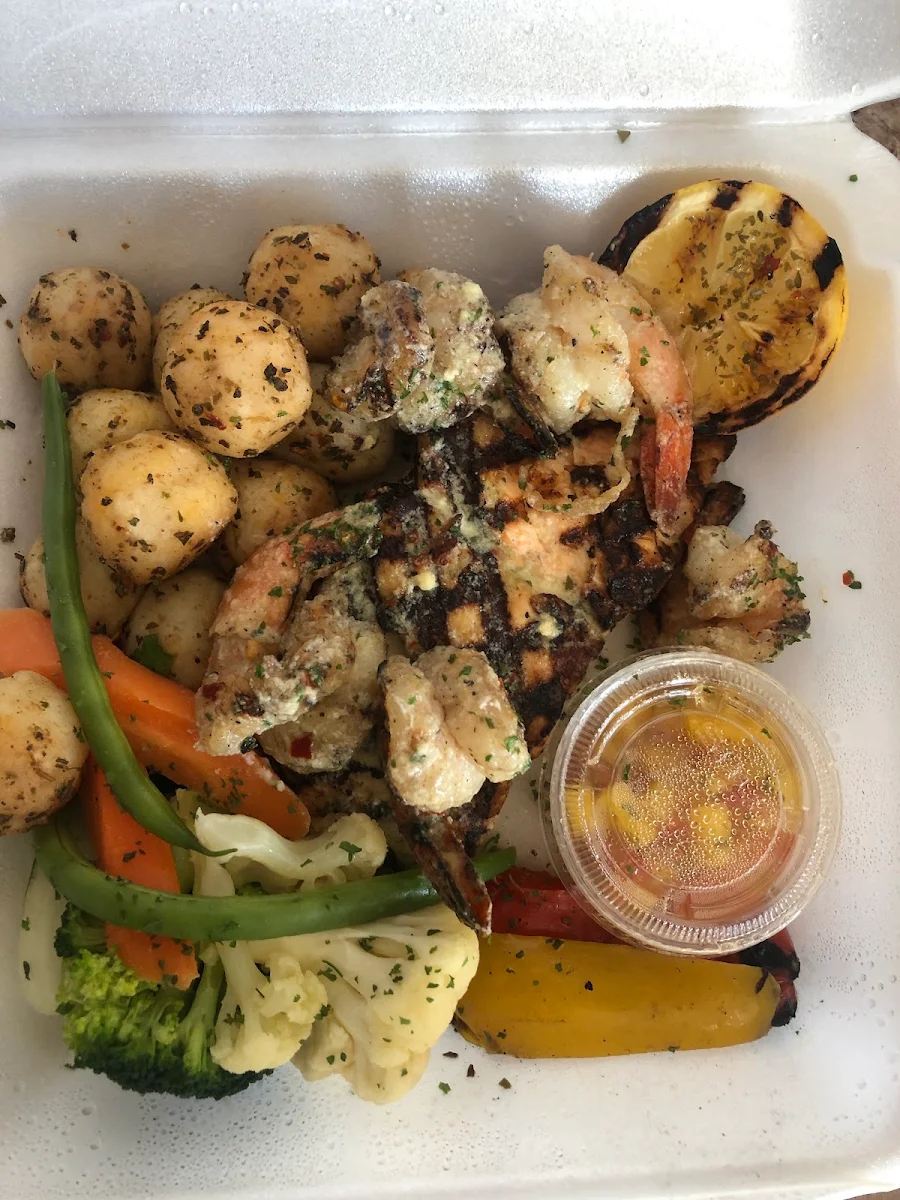 Grilled Vegetables and Roasted Potatoes