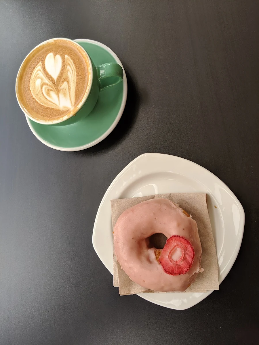 Cappuccino and Donut