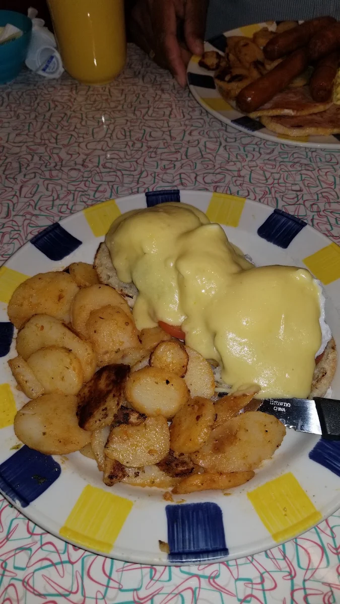 Poked Eggs Benedict