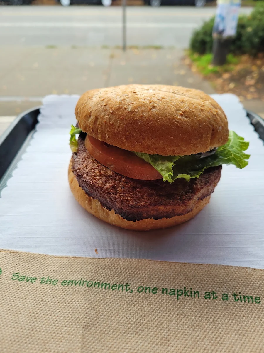 Double No Bull Burger with Vegan Cheese